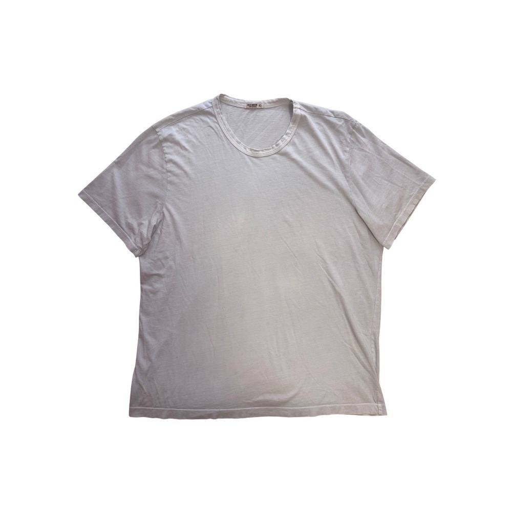 BUCK MASON Slub Classic Tee Men XL Blue Gray Straight Hem Cotton